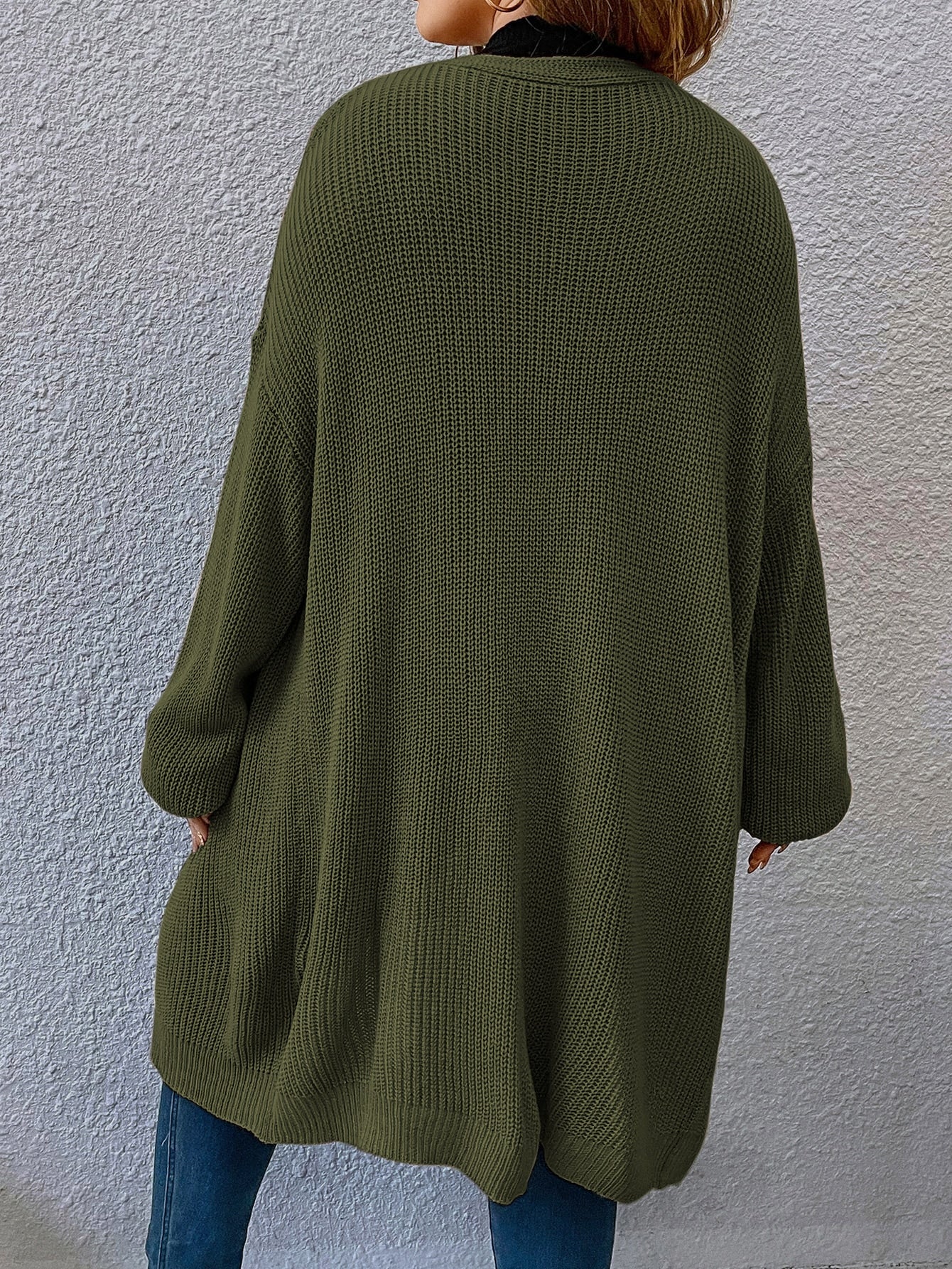 Cardigan Feminino em tricô Gabriela. Plus Size