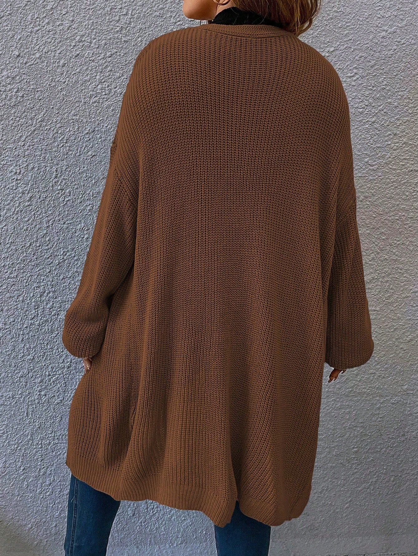 Cardigan Feminino em tricô Gabriela. Plus Size