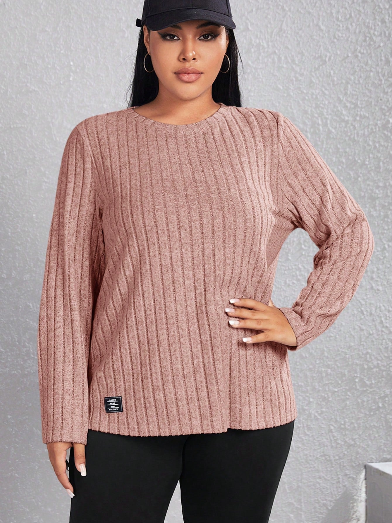 Blusa Feminina Básica Gola Redonda – Evanna Plus Size