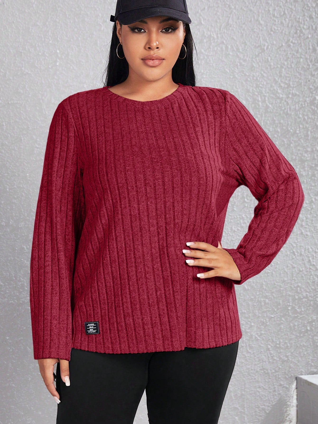 Blusa Feminina Básica Gola Redonda – Evanna Plus Size