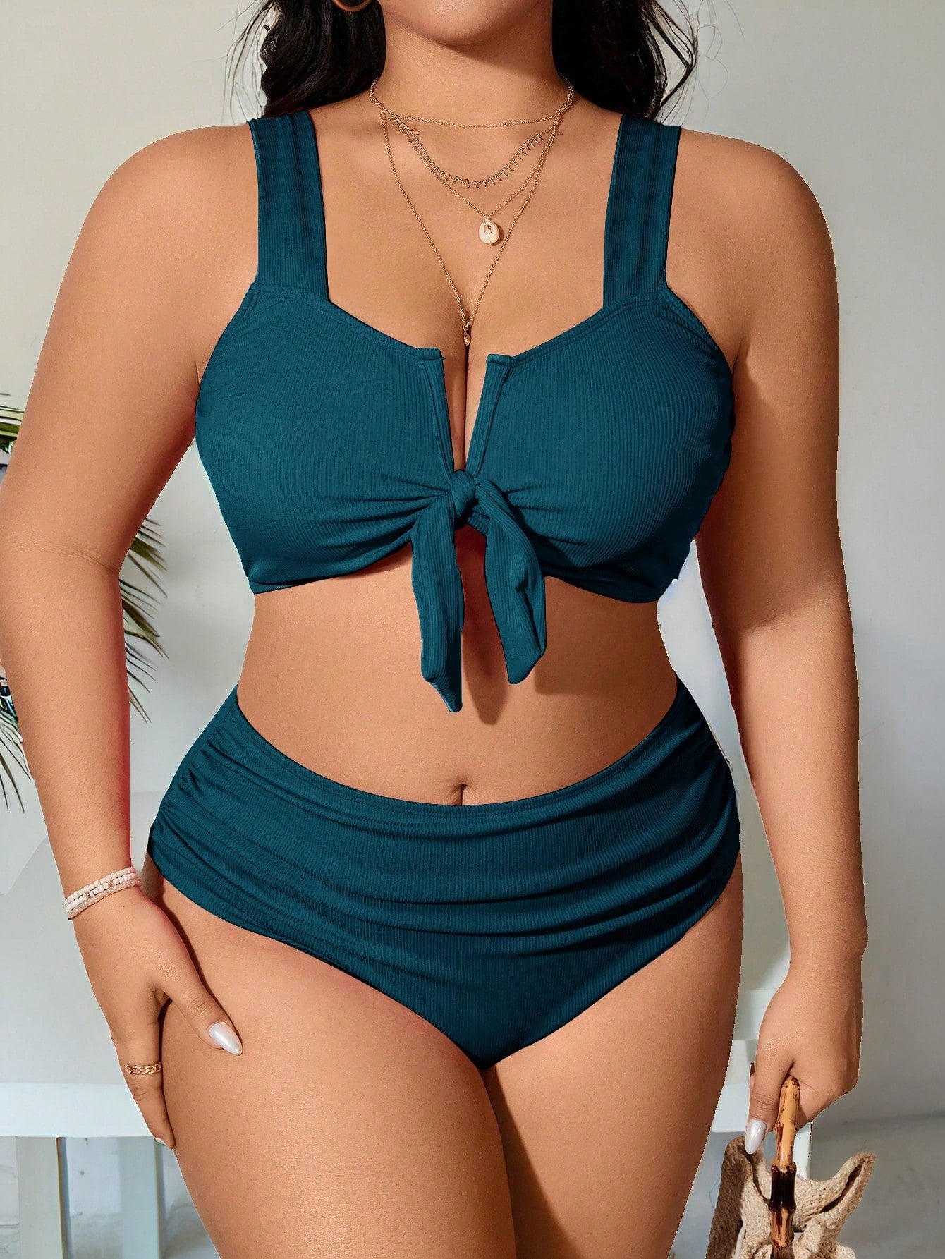Biquíni Feminio Peça em V Marieli. Plus Size