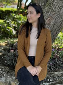 Cardigan Feminina em Tricot - Mirna