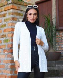 Cardigan Feminina em Tricot - Mirna