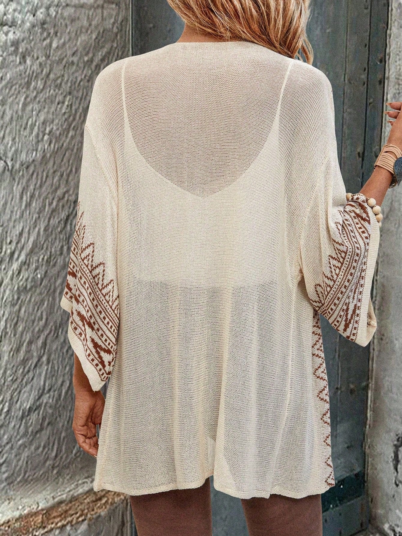 Cardigan Feminino com Manga Sino - Safira. Plus Size