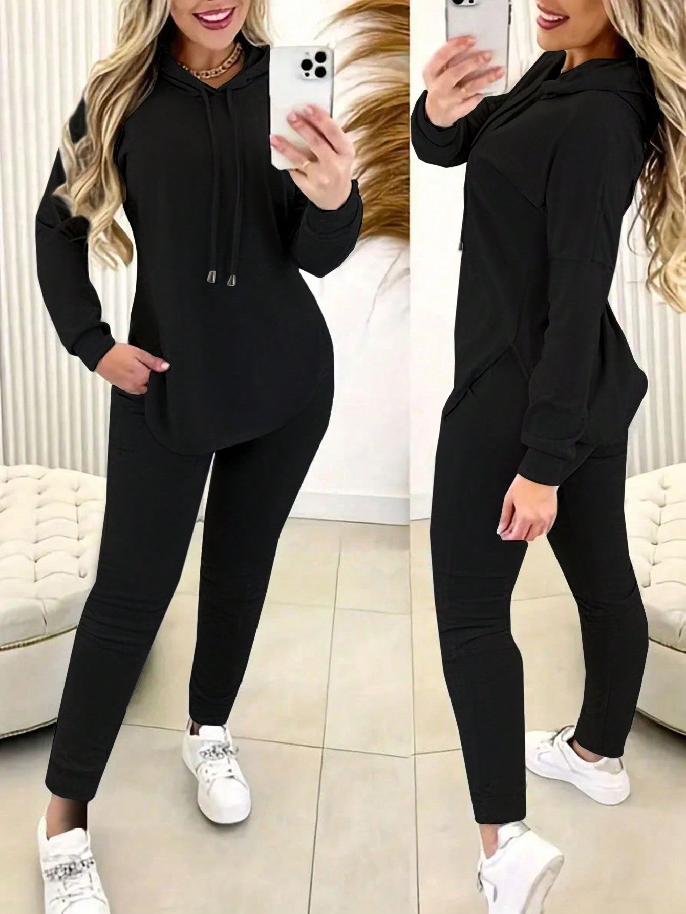 Conjunto Feminino com Capuz - Kleia