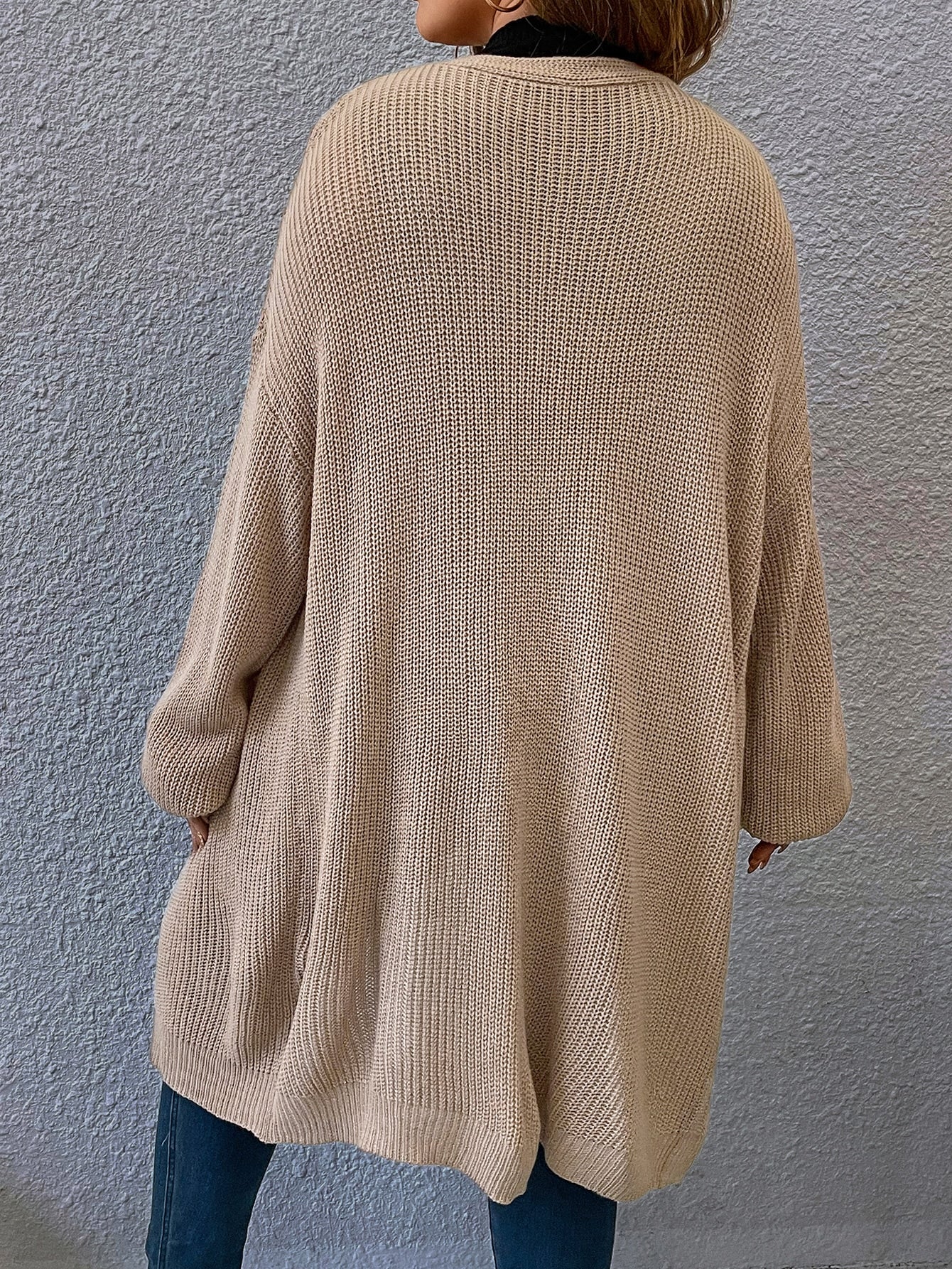 Cardigan Feminino em tricô Gabriela. Plus Size