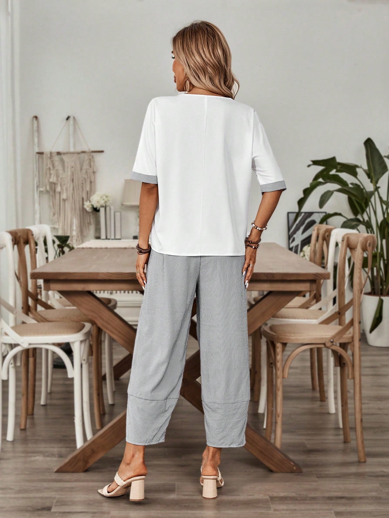 Conjunto feminino com estampa Libelula