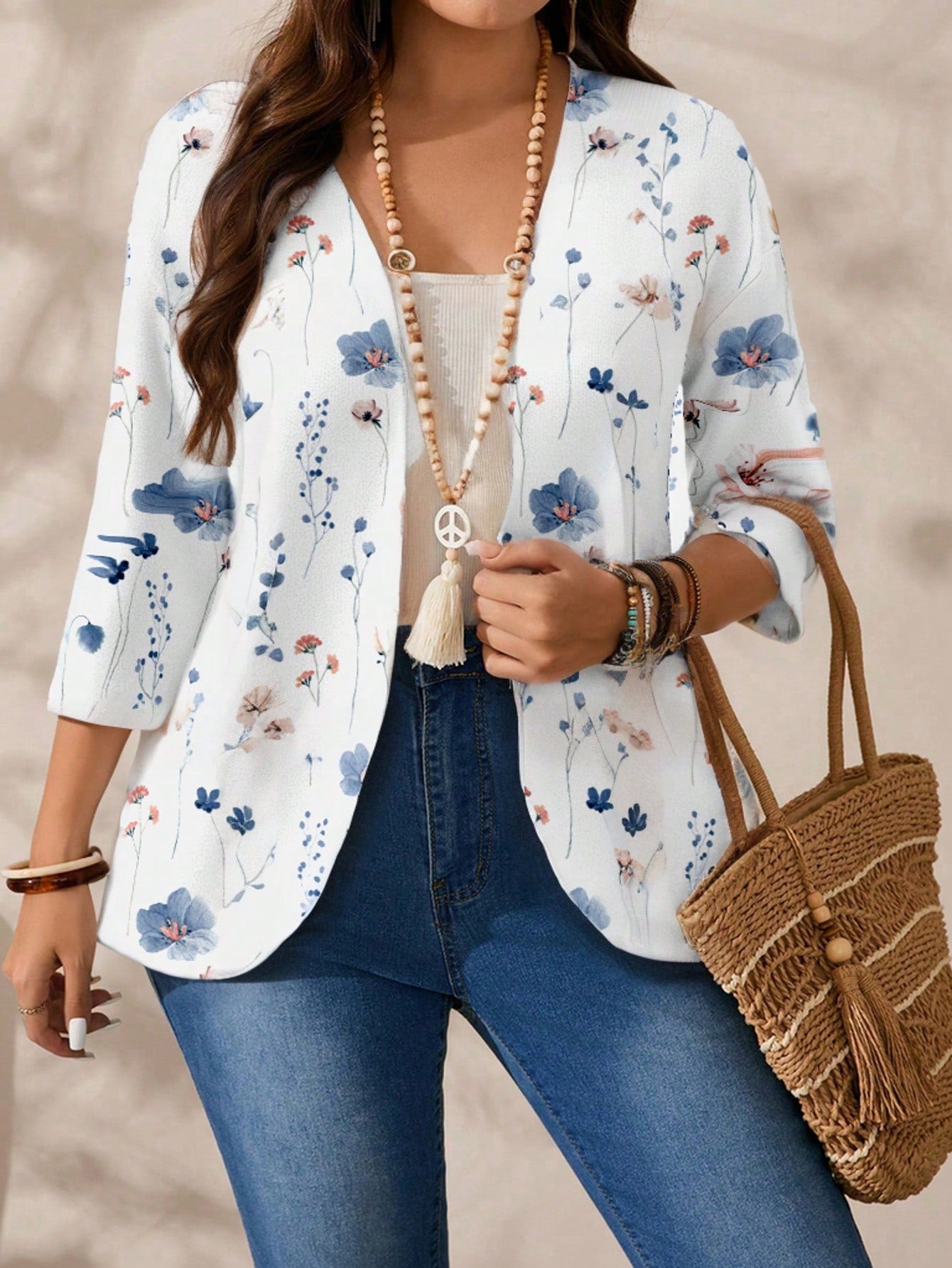 Jaqueta Franny Plus Size – Estilo Sofisticado com Caimento Perfeito