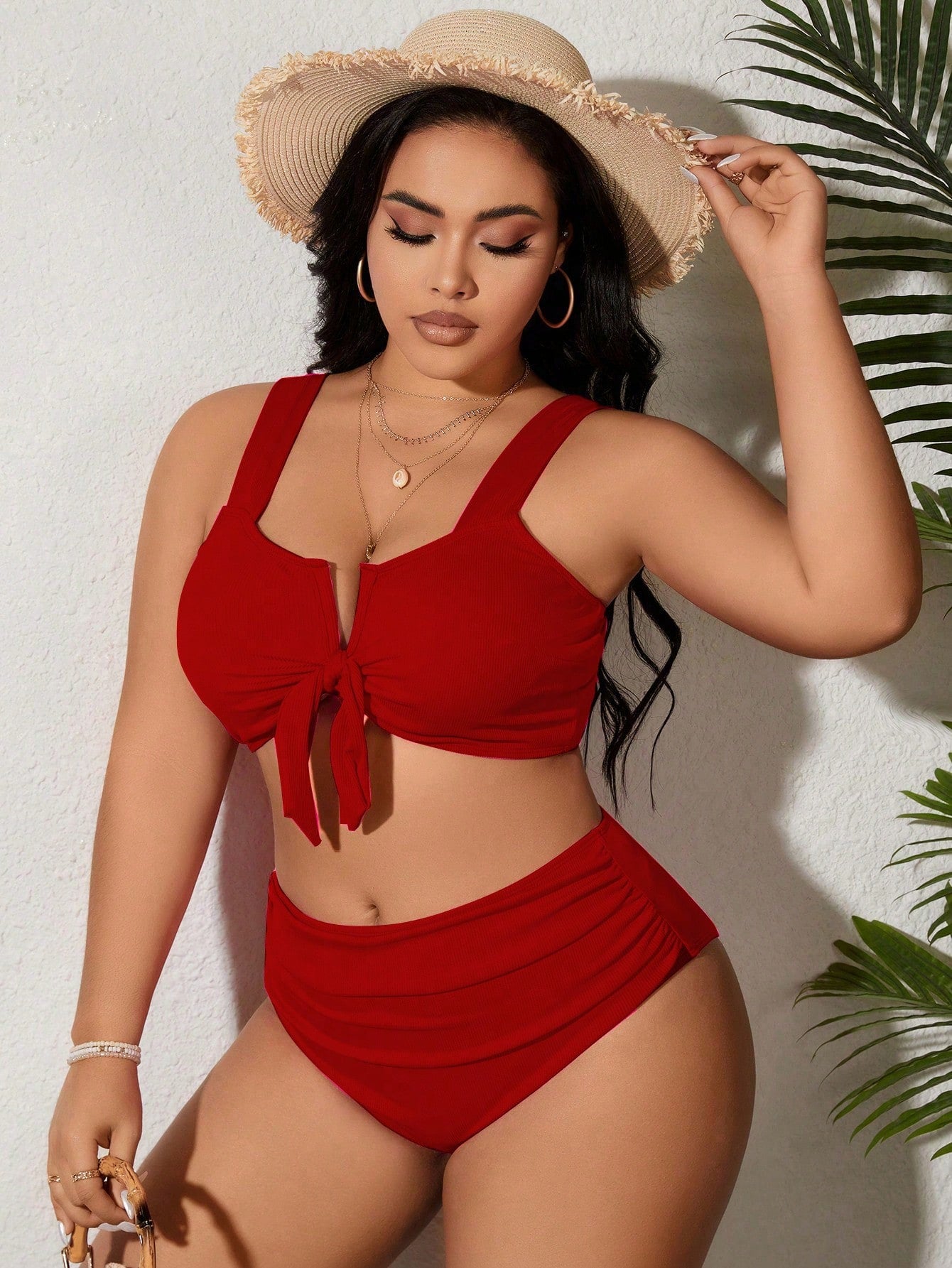 Biquíni Feminio Peça Em V Marieli Plus Size