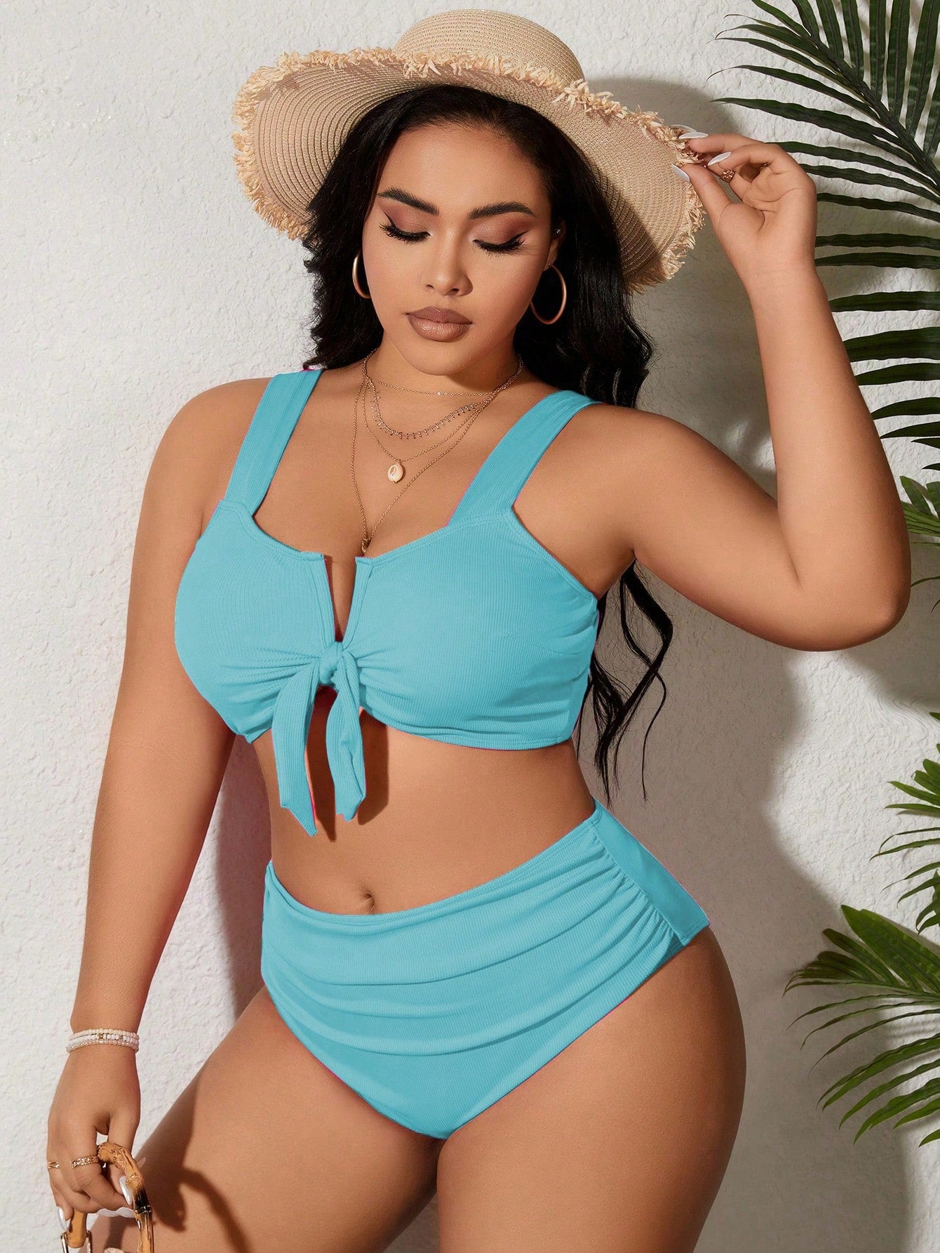 Biquíni Feminio Peça Em V Marieli Plus Size