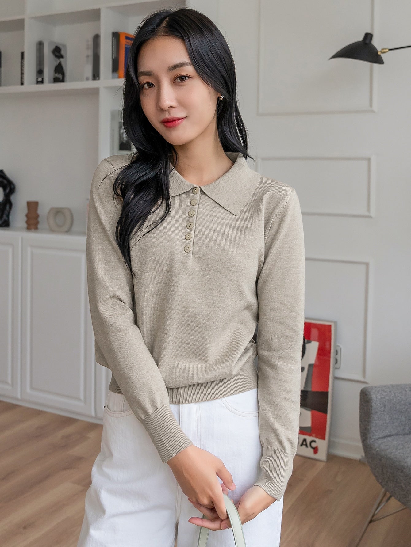 Suéter Feminino de Manga Longa Elegante - Dine