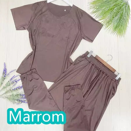 conjunto Feminino com Blusa e calça com bolso - Tessy