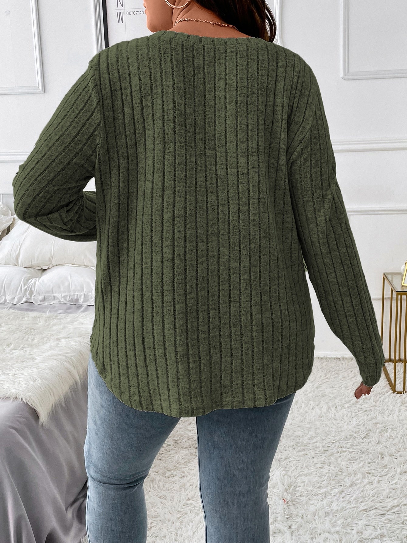 Blusa Pierina Plus Size – Canelada, Casual e Perfeita Para o Dia a Dia