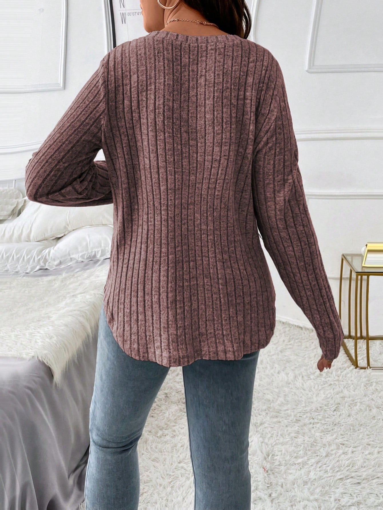 Blusa Pierina Plus Size – Canelada, Casual e Perfeita Para o Dia a Dia