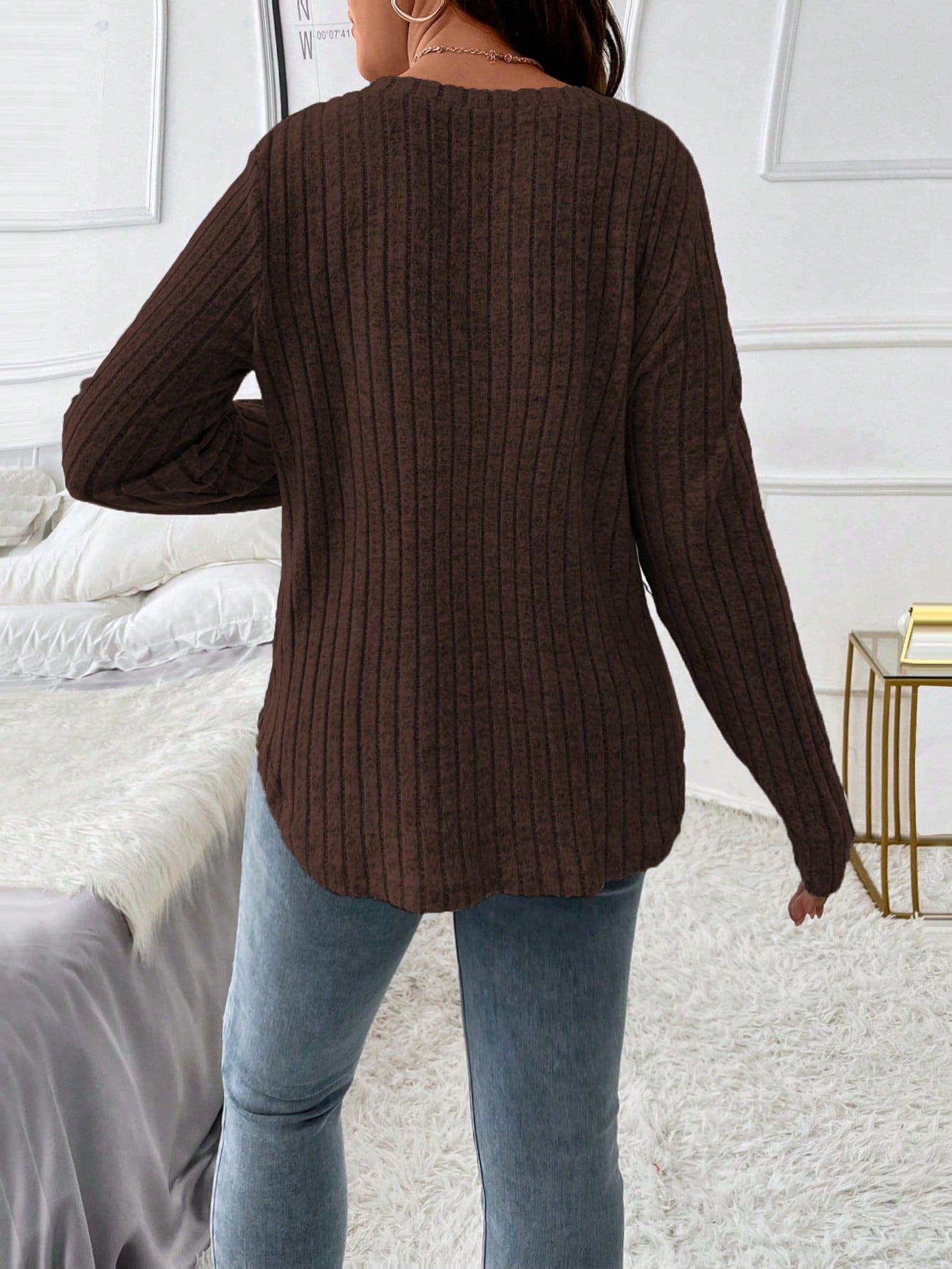 Blusa Pierina Plus Size – Canelada, Casual e Perfeita Para o Dia a Dia