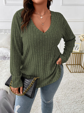 Blusa Pierina Plus Size – Canelada, Casual e Perfeita Para o Dia a Dia