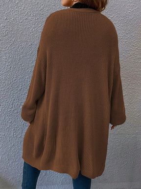 Cardigan Feminino em tricô Gabriela. Plus Size
