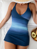 Maiô Feminino De Uma Peça em cor degrader  - Moninque