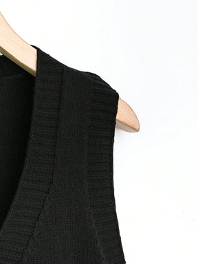 Colete Feminino gola V com bolso frontal Danielly. Plus Size
