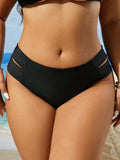 Monte Seu Biquini, Biquini inferior Feminino com Cote na lateral - Deliane. Plus Size