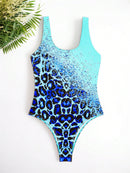 Maiô feminino com estampa animal print e cores brilhantes Helena