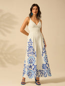 Macacão Feminino de Perna Larga