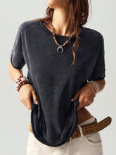 Camiseta Feminina  Estilo Solto com Borboleta Vazada - Jacky
