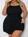 Tankini com Textura Canelada e Cintura Alta - Isadora. Plus Size