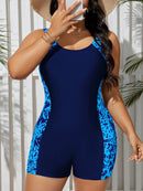 Maiô Tanquíni Feminino Com Estampa Lateral - Olivia. Plus Size