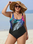 Maiô Feminino com Estampa Tropical - Júlia. Plus Size