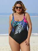 Maiô Feminino com Estampa Tropical - Júlia. Plus Size