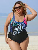 Maiô Feminino com Estampa Tropical - Júlia. Plus Size