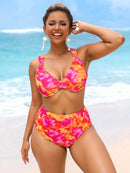 Biquíni Feminino 3 Peças Alças Grossas - Lisney. Plus Size