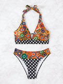 Biquíni Feminino com Estampa de Bolinhas - Deina