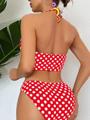 Biquíni Feminino com Estampa de Bolinhas - Deina