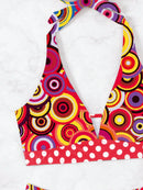 Biquíni Feminino com Estampa de Bolinhas - Deina