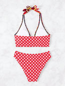 Biquíni Feminino com Estampa de Bolinhas - Deina