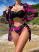 Biquíni Feminino com Torção frontal e saída - Alice