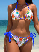 Biquíni Feminino de 2 Peças com Alça de Pescoço - Camillle