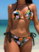 Biquíni Feminino de 2 Peças com Alça de Pescoço - Camillle