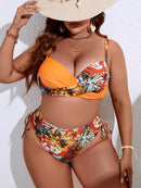 Biquíni Feminino Estampado Push Up Bally Plus Size