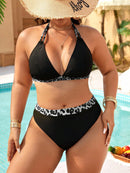 Biquini Feminino com Estampa de Onça - Emilie. Plus Size