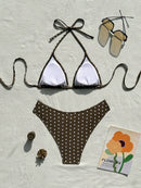 Biquini Feminino com estampa de bolinhas - Hélene