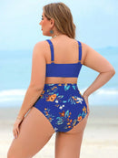 Biquíni Feminino de Cintura Alta e Alças Regulaves - Laisa. Plus Size