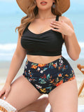 Biquíni Feminino de Cintura Alta e Alças Regulaves - Laisa. Plus Size