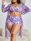 Biquíni + Saída De Praia Feminina Magiara Plus Size. Flash