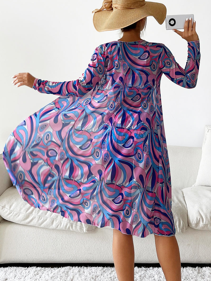 Biquíni + Saída De Praia Feminino Estampados Coraline