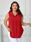 Blusa Feminina Solta Elegante Francesa Manga Caída - Kemilly. Plus Size