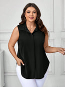 Blusa Feminina Solta Elegante Francesa Manga Caída - Kemilly. Plus Size