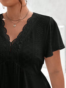 Blusa Feminina Bordada Solta Salim Plus Size